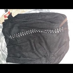 Black cardigan from Francesca’s. Never worn with tags. Size medium.